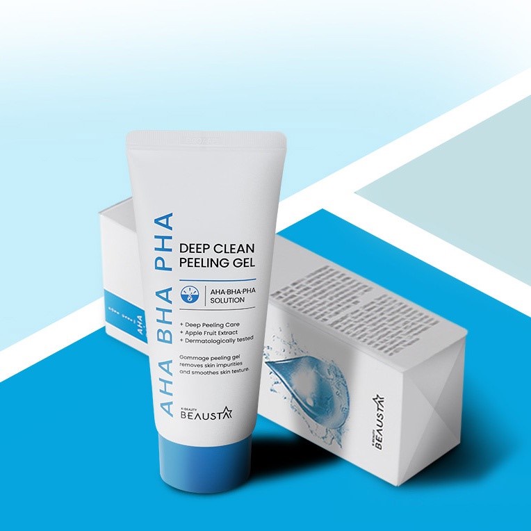 Gel tẩy da chết Beausta AHA-BHA-PHA Deep Clean Peeling Gel 100ml - WANYI VN