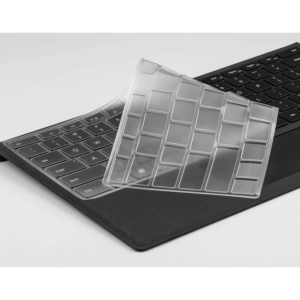 Phủ bàn phím trong suốt TPU cho Surface Pro 3,4,5,6,7-siêu mỏng, chống nước, chống bụi bẩn cho bàn phím