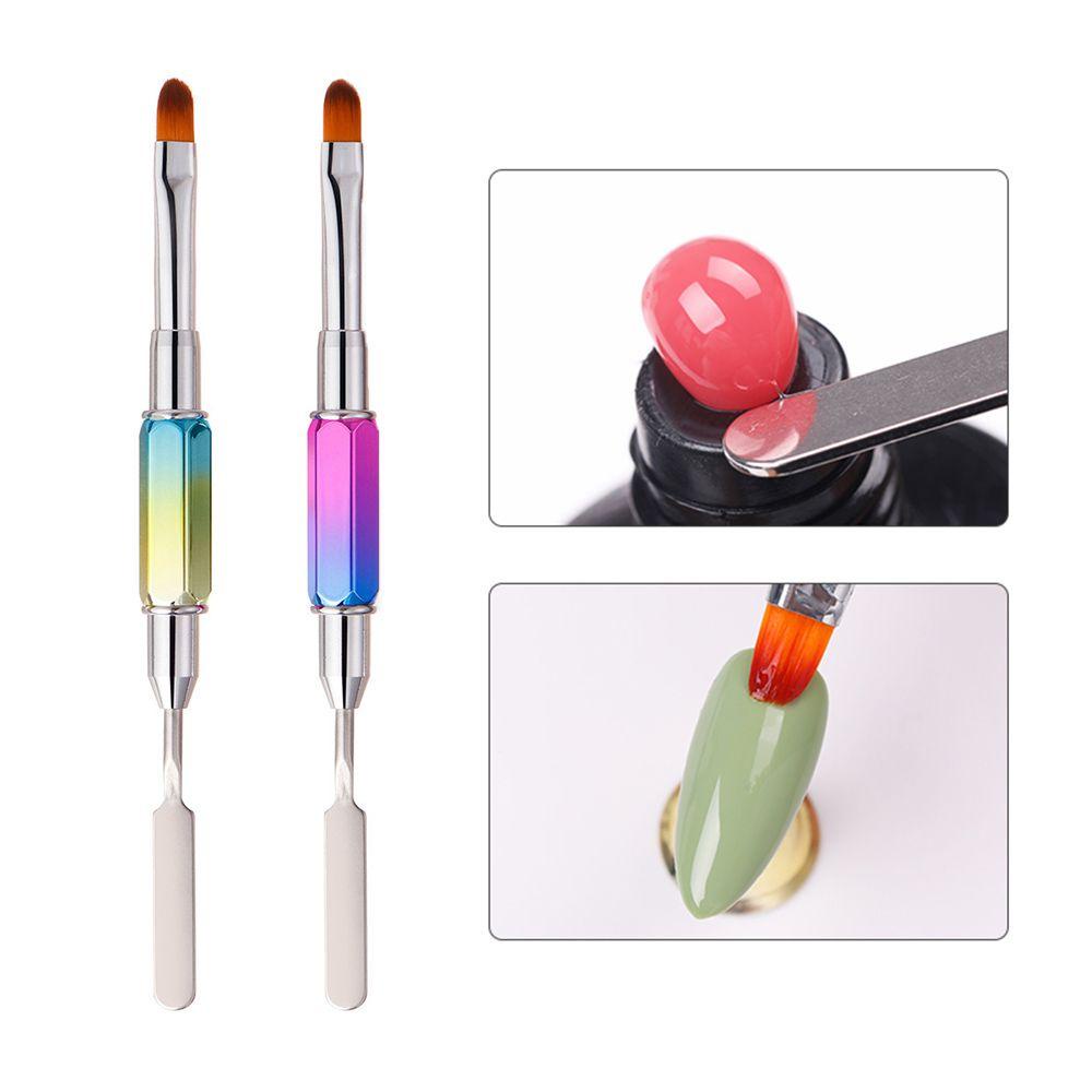 OCEANMAP Cọ Hai Đầu Dùng Trang Trí Móng Tay Nghệ Thuật Thời Trang