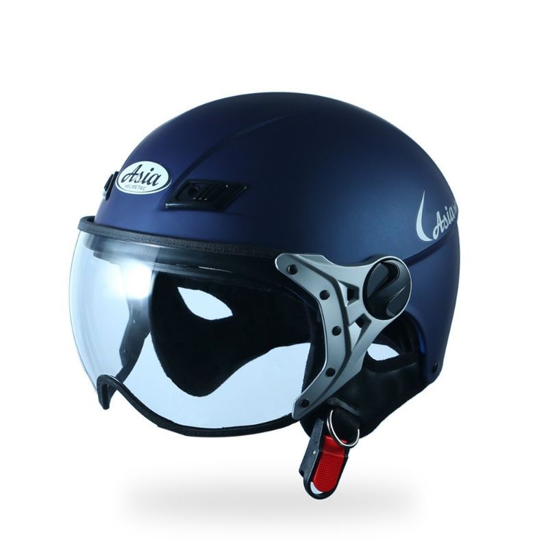 NÓN BẢO HIỂM NAM NỮA ĐẦU CÓ KÍNH ASIA MT106K .