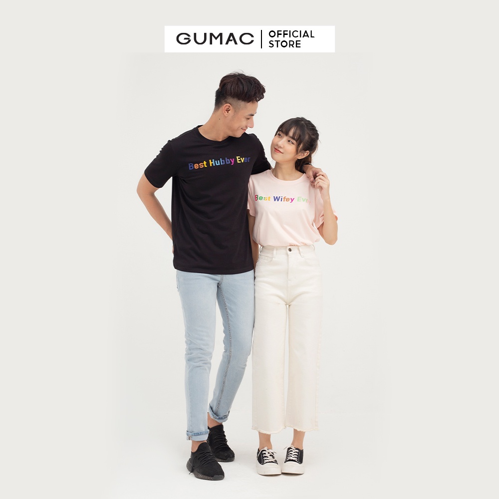 Áo thun nam cổ tròn in chữ màu nổi bật cá tính ATNB827 GUMAC | BigBuy360 - bigbuy360.vn