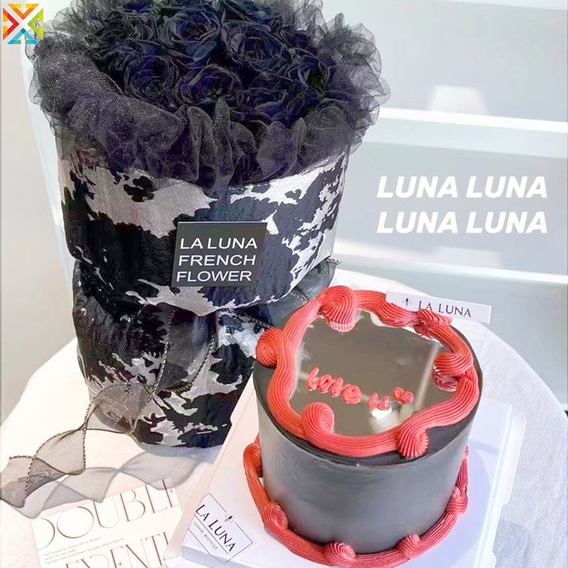 Cây Cắm Trang Trí Bánh Kem Bằng Acrylic Tráng Gương Phản Quang Độc Đáo Trang Trí Tiệc Cưới / Valentine