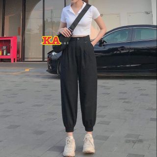 Sét bộ áo croptop cổ bẻ dễ thương