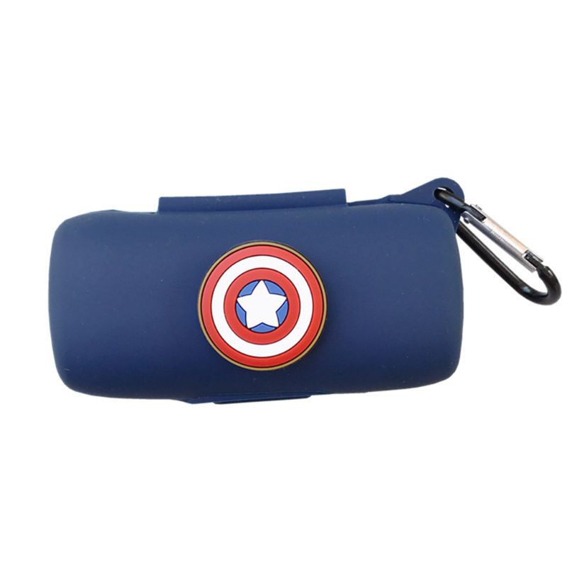 Hộp đựng tai nghe Bluetooth silicon họa tiết hoạt hình dễ thương