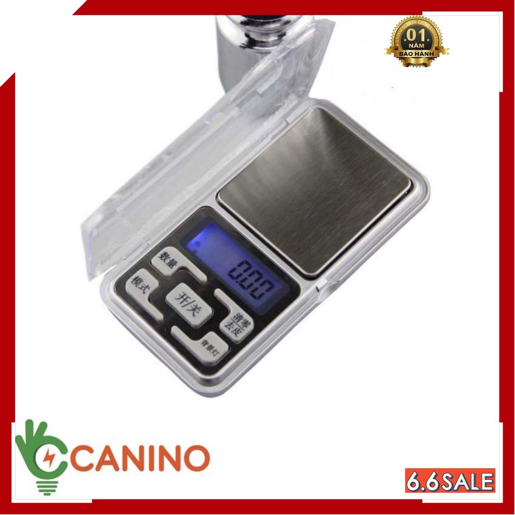 Cân tiểu ly điện tử mini Canino 200g/0.01g v1 (lỗi 1 đổi 1 trong 7 ngày)