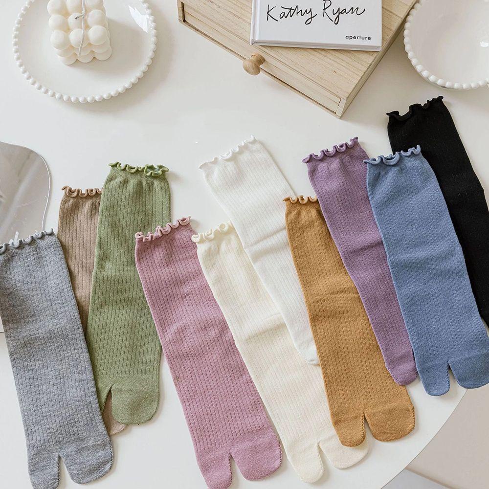 Đôi Vớ Cotton Xỏ Ngón Thoải Mái Thời Trang Cho Nữ