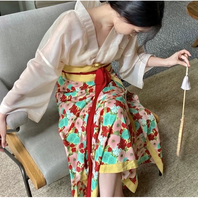✌Áo Hanfu thêu + Bộ váy hai mảnh