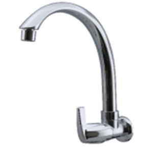 Vòi rửa chén âm tường tay gạt mạ chrome watertec wt003g