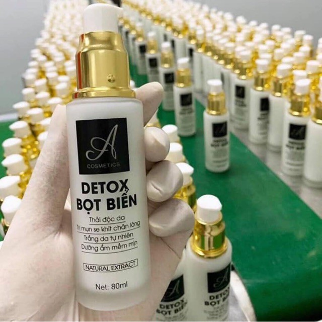 Detox bọt biển A comestic 80ml, Mặt nạ sủi bọt thải độc
