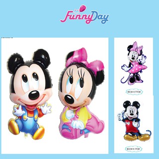 Bóng hình mickey - phụ kiện trang trí tiệc [1 ĐỔI 1 NẾU BỊ XÌ, LỖI SẢN XUẤT]