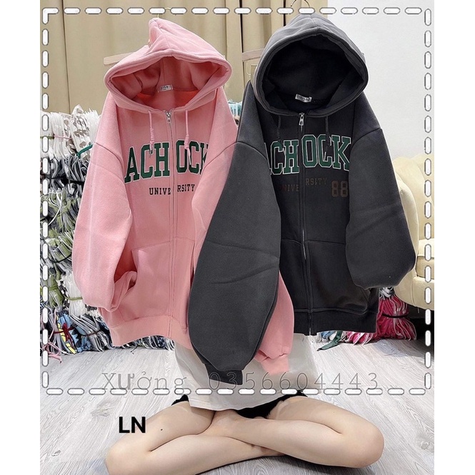 Áo khoác nỉ cotton ACHOCK LN12