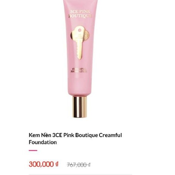 Kem Nền 3Ce pink Boutique | BigBuy360 - bigbuy360.vn