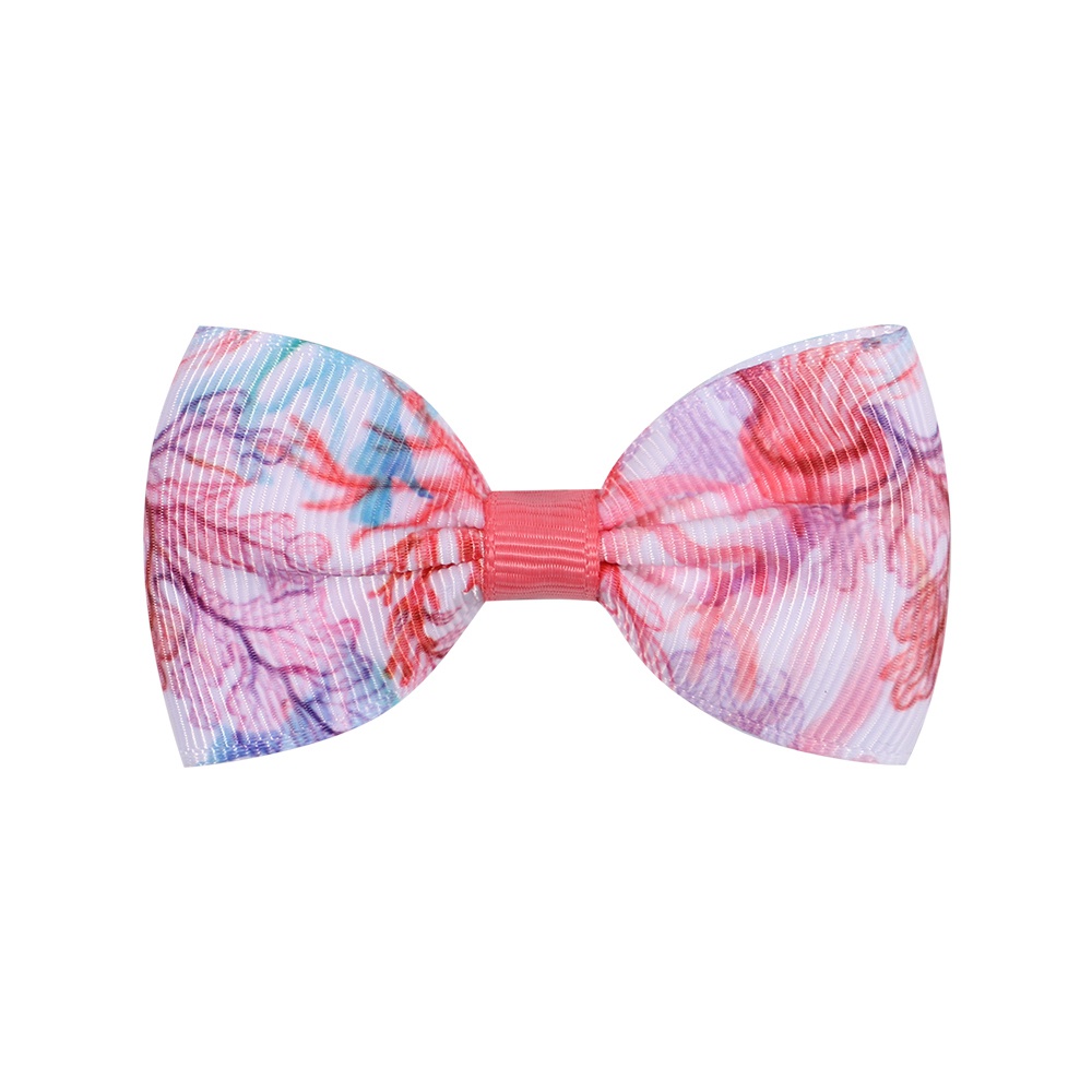 RainBow Bows 1 Kẹp Tóc Nơ Ruy Băng Cho Bé Gái