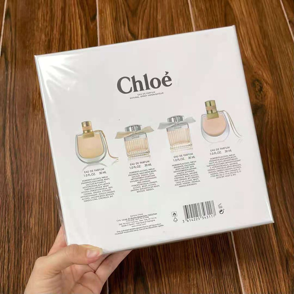 CHLOE (Hàng Mới Về) Bộ Bốn Hộp Nước Hoa 30ml Hình Trái Tim Xinh Xắn | BigBuy360 - bigbuy360.vn