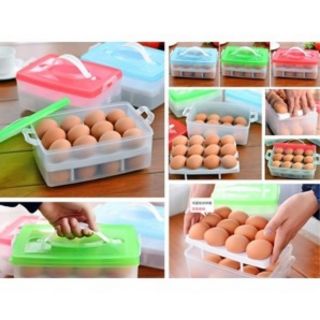 Hộp đựng trứng 2 tầng