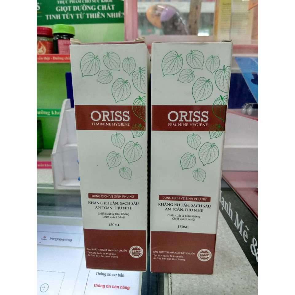 Dung dịch vệ sinh Oriss 150ml