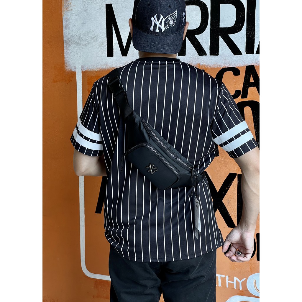 Túi bao tử | Túi đeo chéo| 2 ngăn Ny | Logo kim loại | Polyester cao cấp | BigBuy360 - bigbuy360.vn