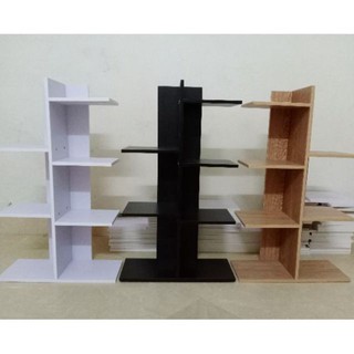 KỆ SÁCH GỖ VUÔNG 5 TẦNG
