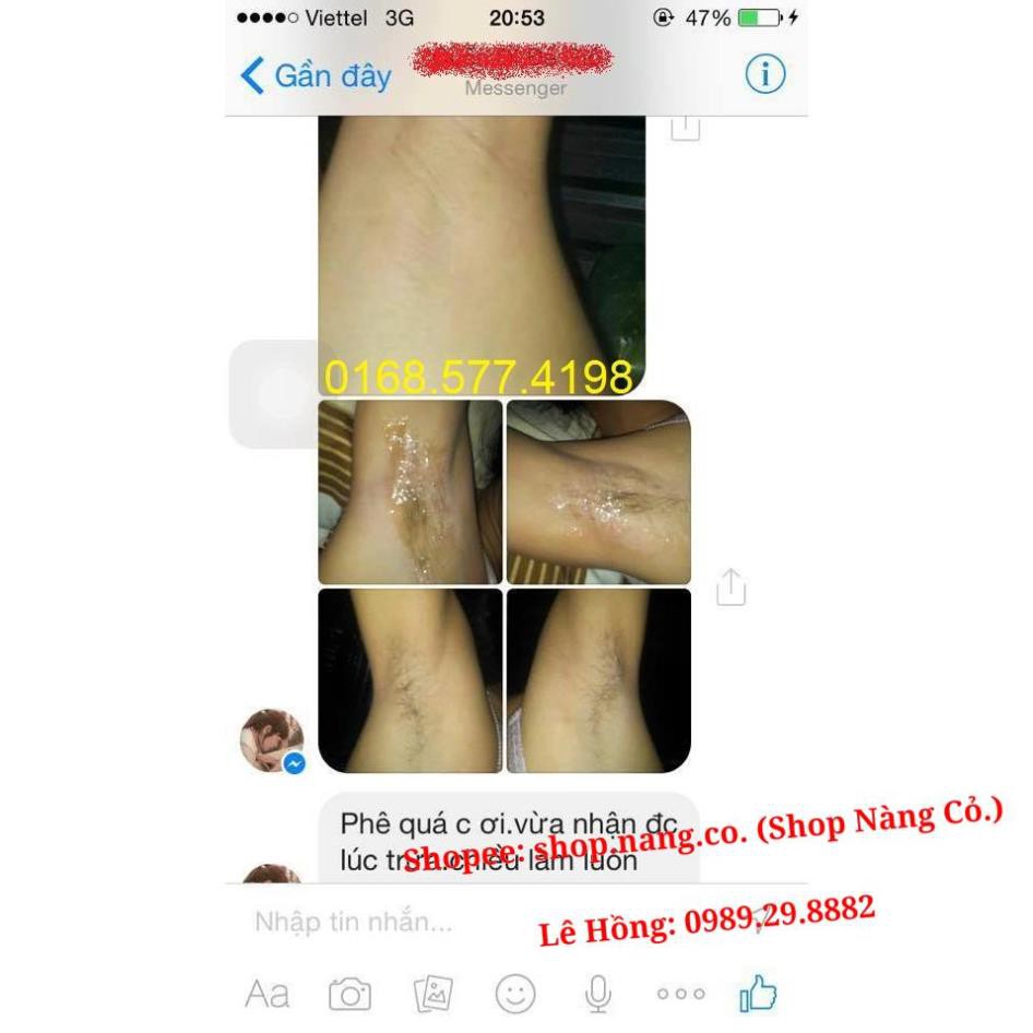 WAX LÔNG VEO Tẩy sạch MỌI VÙNG Lông, TẶNG kèm giấy wax và que gạt