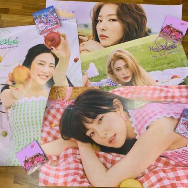*CÓ-SẴN +TUBE* ẢNH OFFICIAL POSTER THE REVE FESTIVAL DAY 2 IRENE WENDY SEULGI JOY YERI