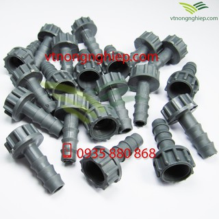 20 khớp nối ống nước 10ly ren trong 17mm pvc