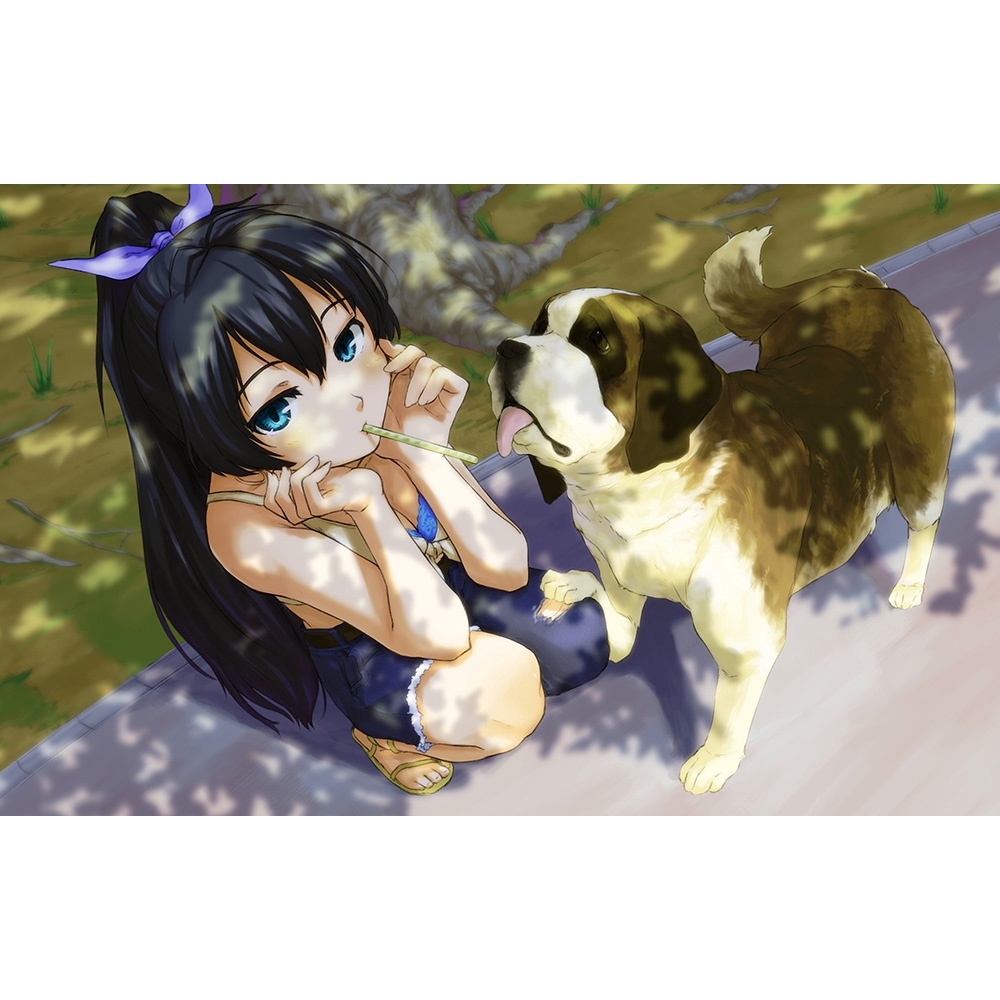 Poster A3 dán tường Anime, decal 30x42 trang trí có keo The iDOLMOSTER Wallpapers 1