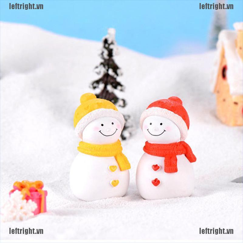 Mô Hình Người Tuyết Mini Trang Trí Sân Vườn