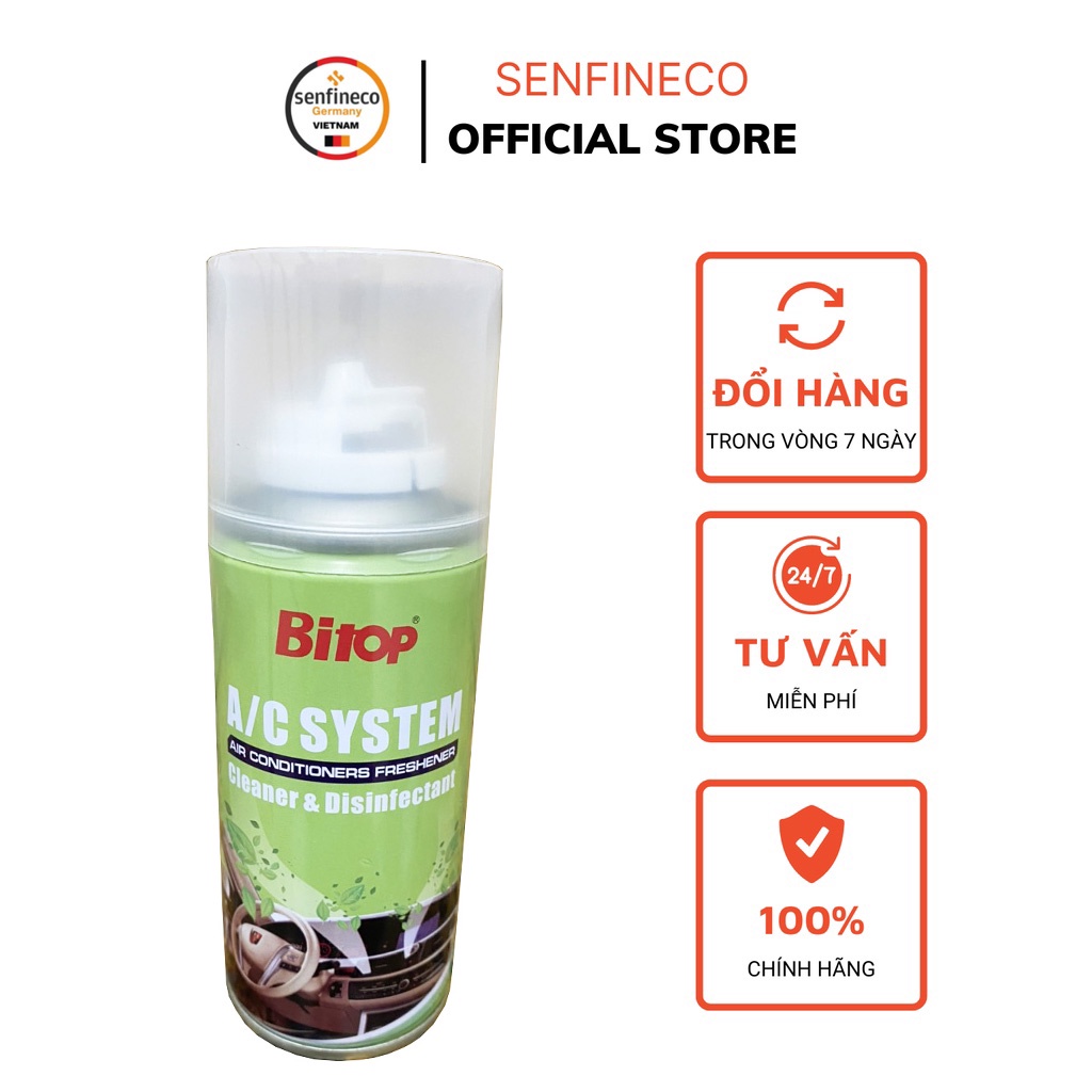 Xịt khử mùi ô tô PINTO chính hãng làm sạch lọc điều hòa không khí