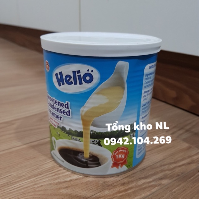 Sữa đặc Helio Hộp 1Kg  Thơm Dôi