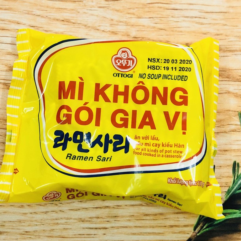 MÌ KHÔNG GIA VỊ HÀN QUỐC