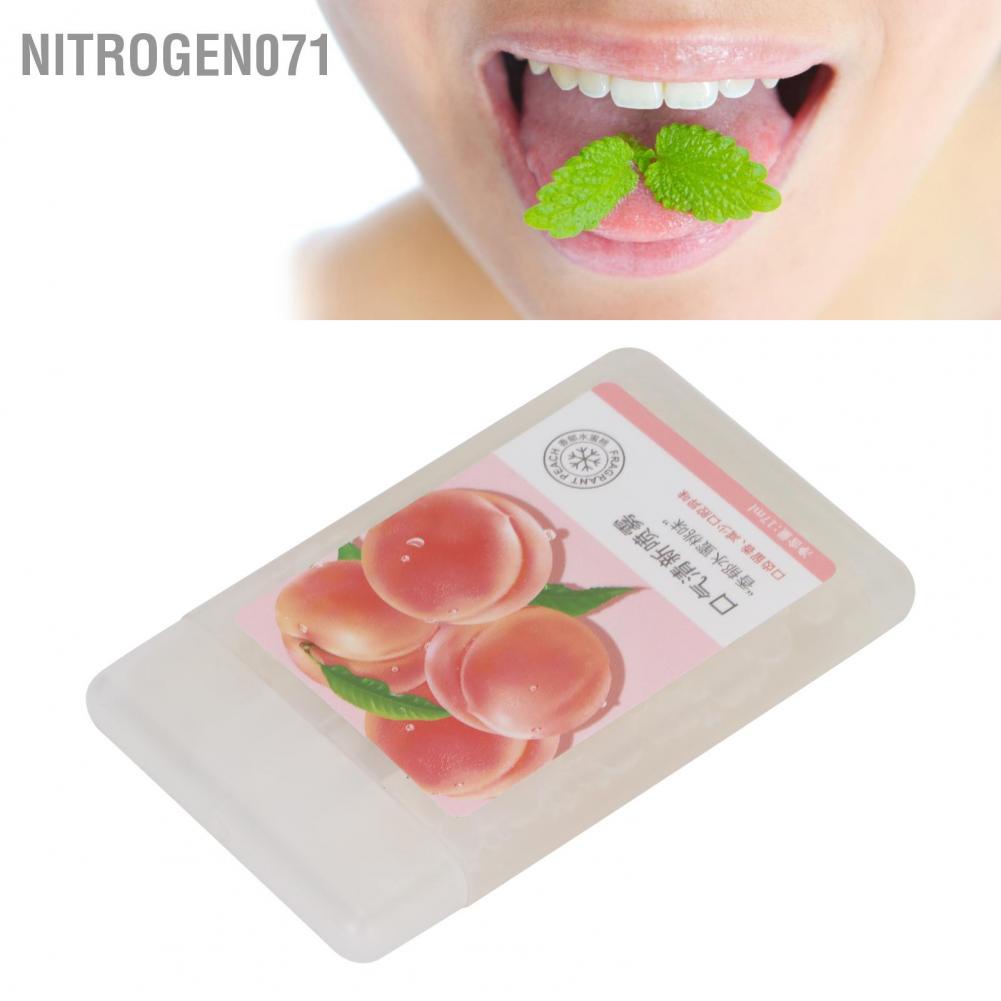 [Hàng mới về] Chai xịt thơm miệng hương đào di động lưu hương đến 24 giờ tiện dụng