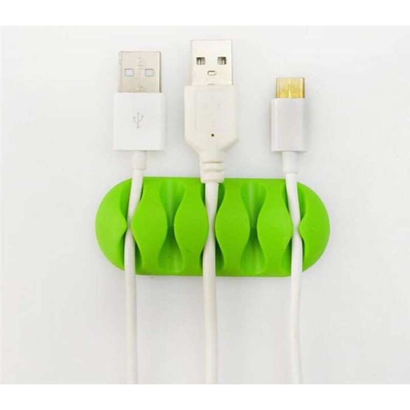 kẹp cố định dây cáp chống rối 5 khe silicon | BigBuy360 - bigbuy360.vn