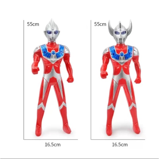 [Hàng mới kho HCM] Đồ chơi siêu nhân Ultraman Siêu nhân điện quang cao 55cm - Đồ chơi Siêu nhân điện quang BigSize