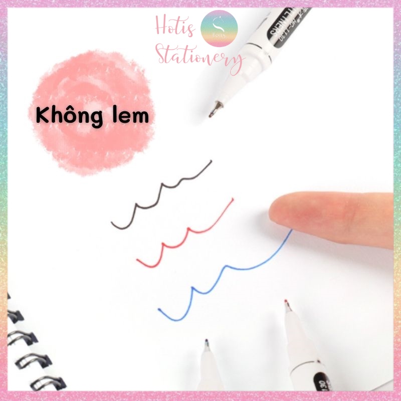 [HOTIS] Bút lông dầu 2 đầu HAOCAI Art Outliners không lem, chống nước