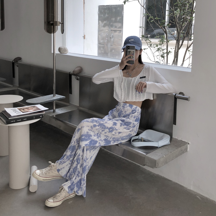 quần ống rộng In Họa Tiết Cá Tính Cho Nữ | BigBuy360 - bigbuy360.vn