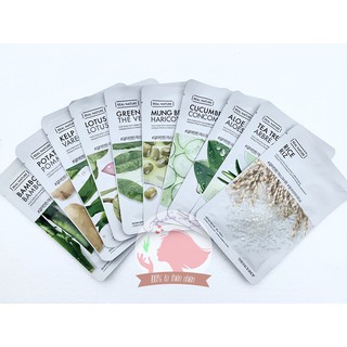 COMBO 10 MẶT NẠ DƯỠNG CHO DA DẦU THE FACE SHOP REAL NATURE