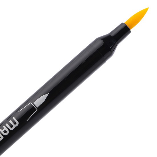 [DA ĐEN] Bút Marker Brush 2 Đầu Marvy 1122-6A