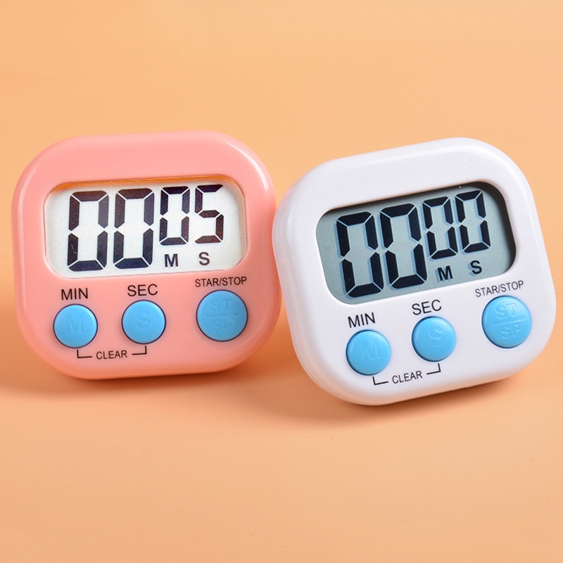 Đồng Hồ Hẹn Giờ Điện Tử Mini Màn Hình LCD Có Nam Châm Tiện Dụng Cho Nhà Bếp / Phòng Tắm