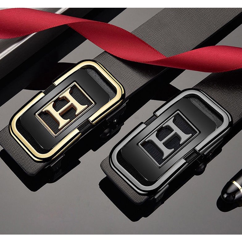 Thắt Lưng Nam Da Bò Cao Cấp Emrenew Polo 2 Lớp Full hộp Đựng