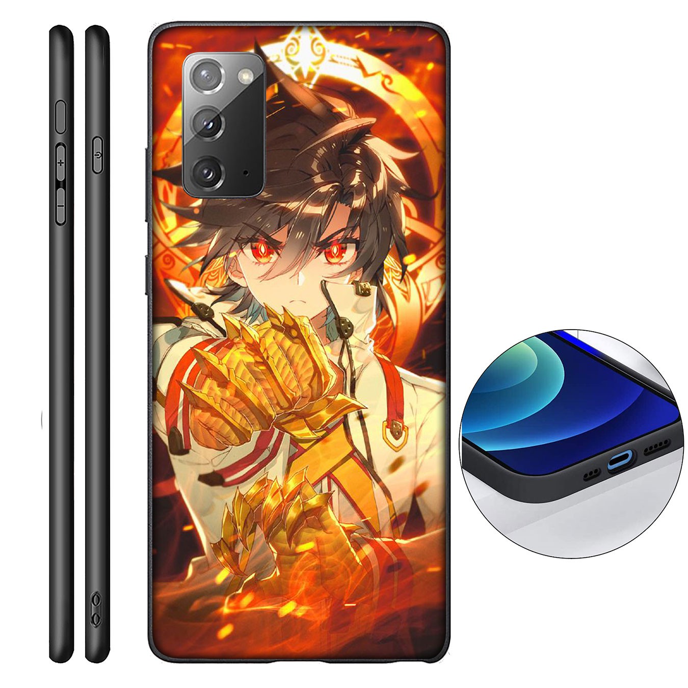 Ốp điện thoại silicon mềm hình anime demon slayer cho Samsung Galaxy A02S J2 J4 Core J5 J6 Plus J7 Prime j6+ A42 +