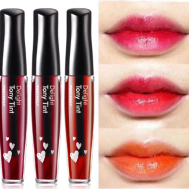 (Hàng Mới Về) Son Môi Q3He Tonymoly Delight Phong Cách Hàn Quốc Màu Hồng Cherry 5som