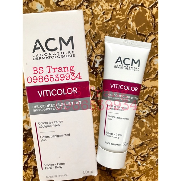 Kem che khuyết điểm ACM Viticolor Skin Camouflage Gel 10ml - 50ml cho da bb vitixcolor