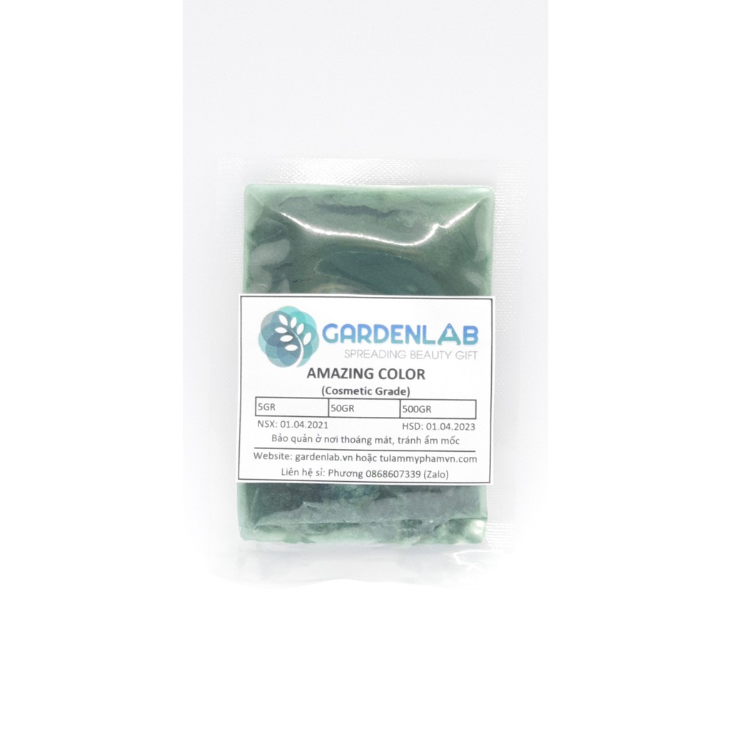 5GR Amazing color (HENIKEN  GREEN) - Màu nhũ sử dụng trong tẩy rửa