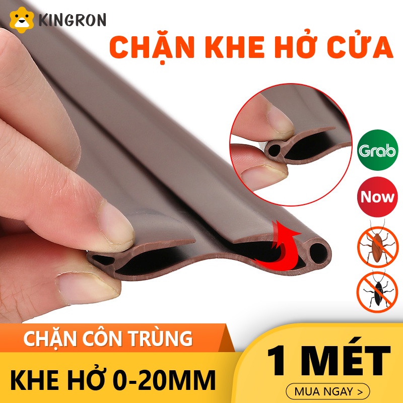 Nẹp xốp chắn khe cửa thế hệ mới⭐Ron thế hệ mới chặn khe hở chống ồn, chống côn trùng, chống thoát hơi gió điều hòa