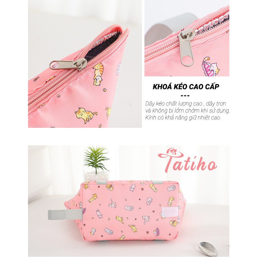 [Hàng Xịn, Giá Tốt] Túi Giữ Nhiệt Đựng Cơm Cao Cấp Chống Nước Vải Oxford 1000D 24x14x25cm - Lunch Bag - Mã TG005