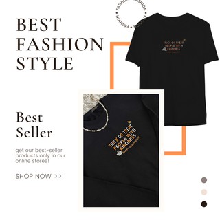Áo thun thêu cotton unisex happy harryween