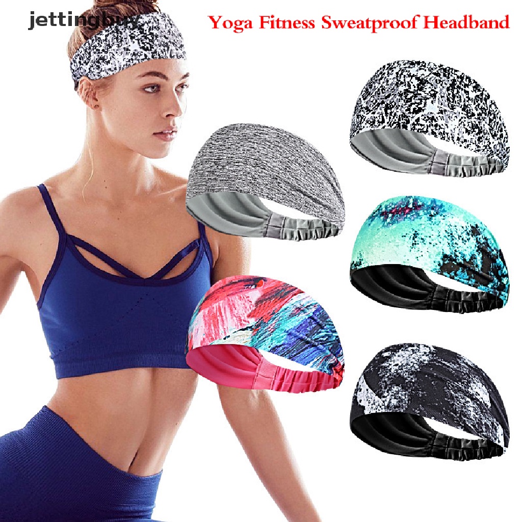 Băng đô thể thao JETTING co giãn thấm hút mồ hôi cho nam và nữ