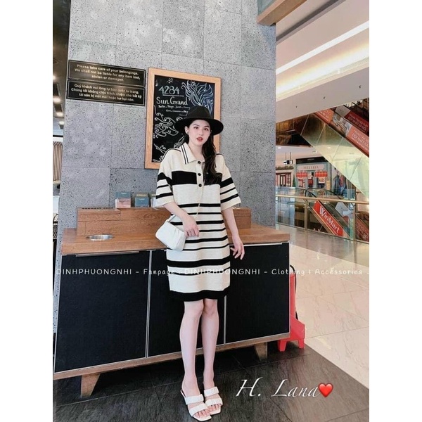 VÁY SUÔNG LEN MÈO THÊU