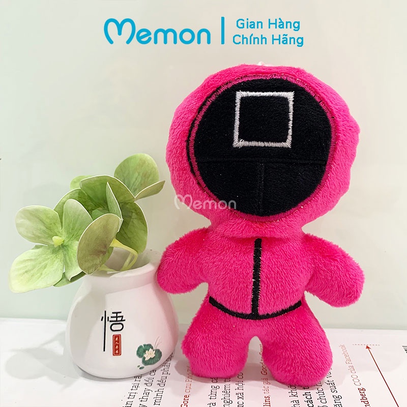 Móc Treo Gấu Bông Trò Chơi Con Mực Squid Game Cao Cấp Memon