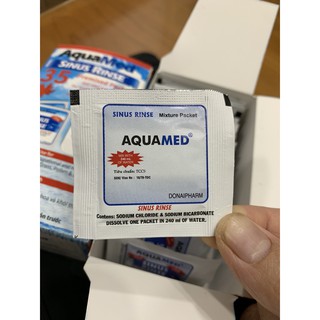 Muối rửa mũi AquaMed 35 gói
